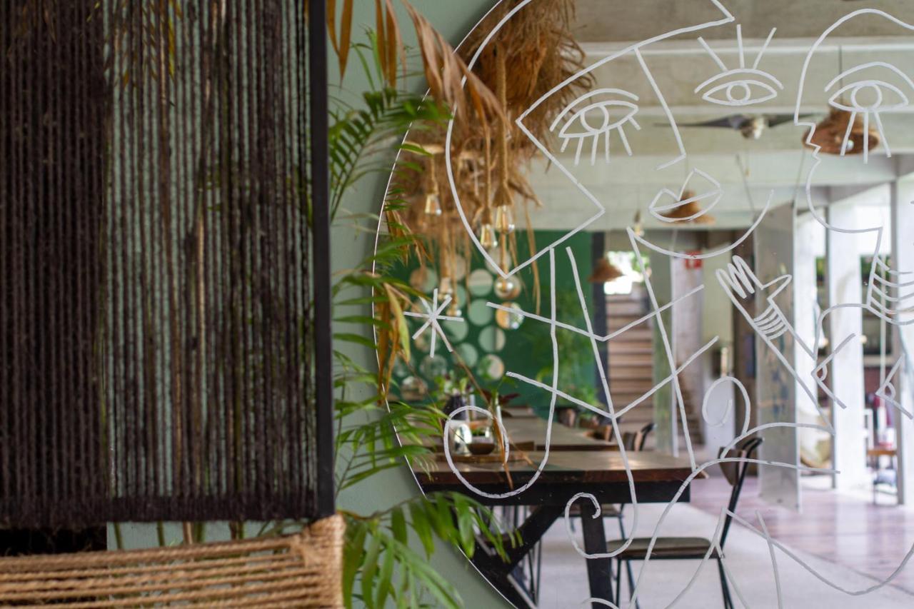Hotel Makaaba Eco-Boutique Bacalar Εξωτερικό φωτογραφία The interior of the restaurant