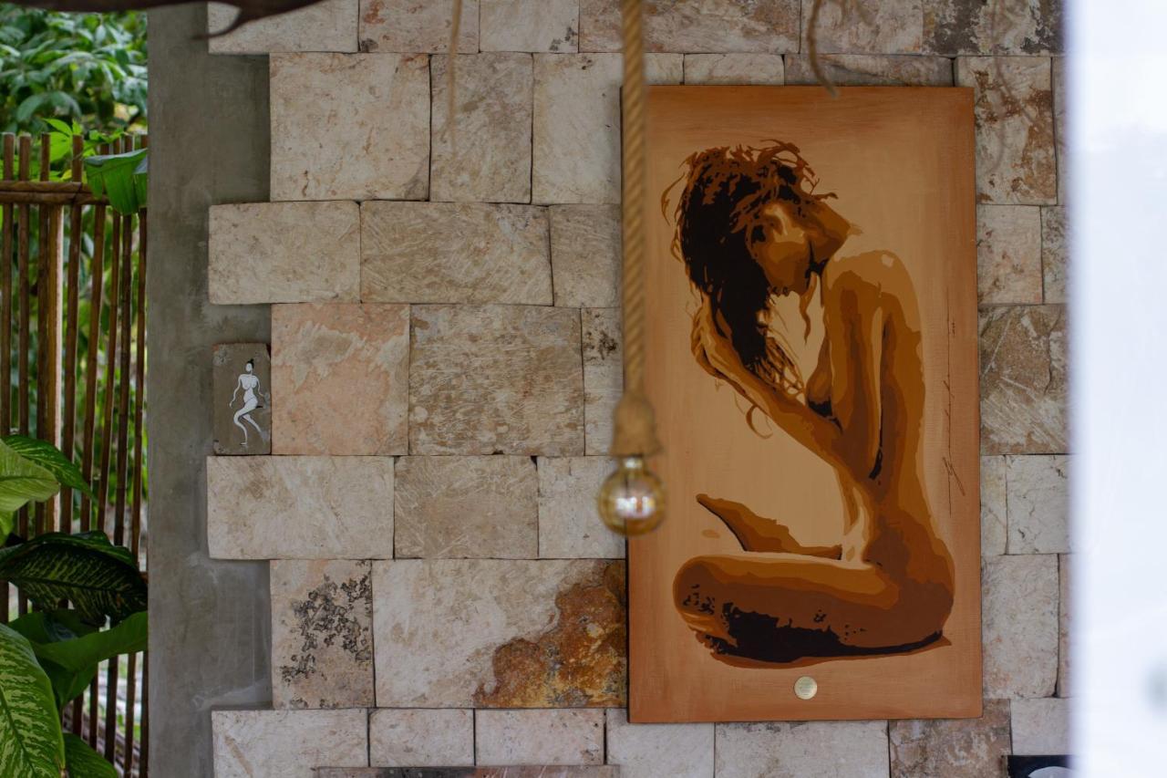Hotel Makaaba Eco-Boutique Bacalar Εξωτερικό φωτογραφία A painting by the artist