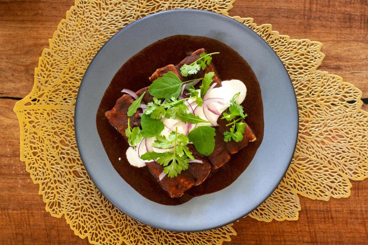 Hotel Makaaba Eco-Boutique Bacalar Εξωτερικό φωτογραφία A plate of enchiladas