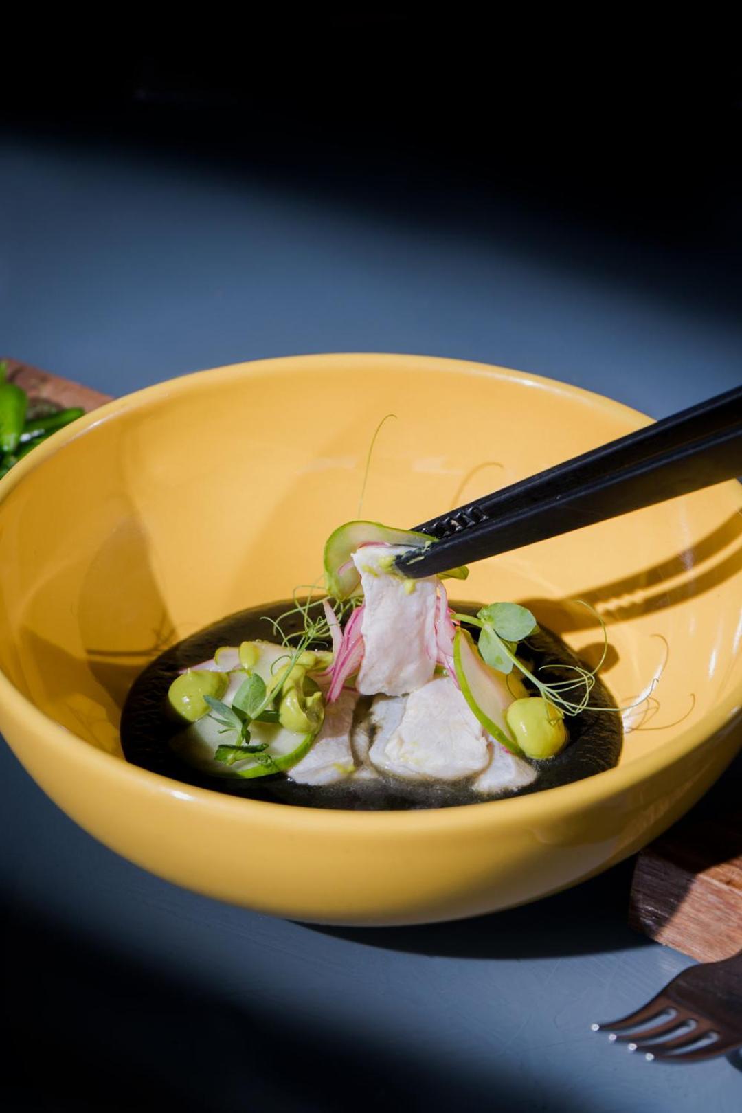 Hotel Makaaba Eco-Boutique Bacalar Εξωτερικό φωτογραφία A bowl of ceviche